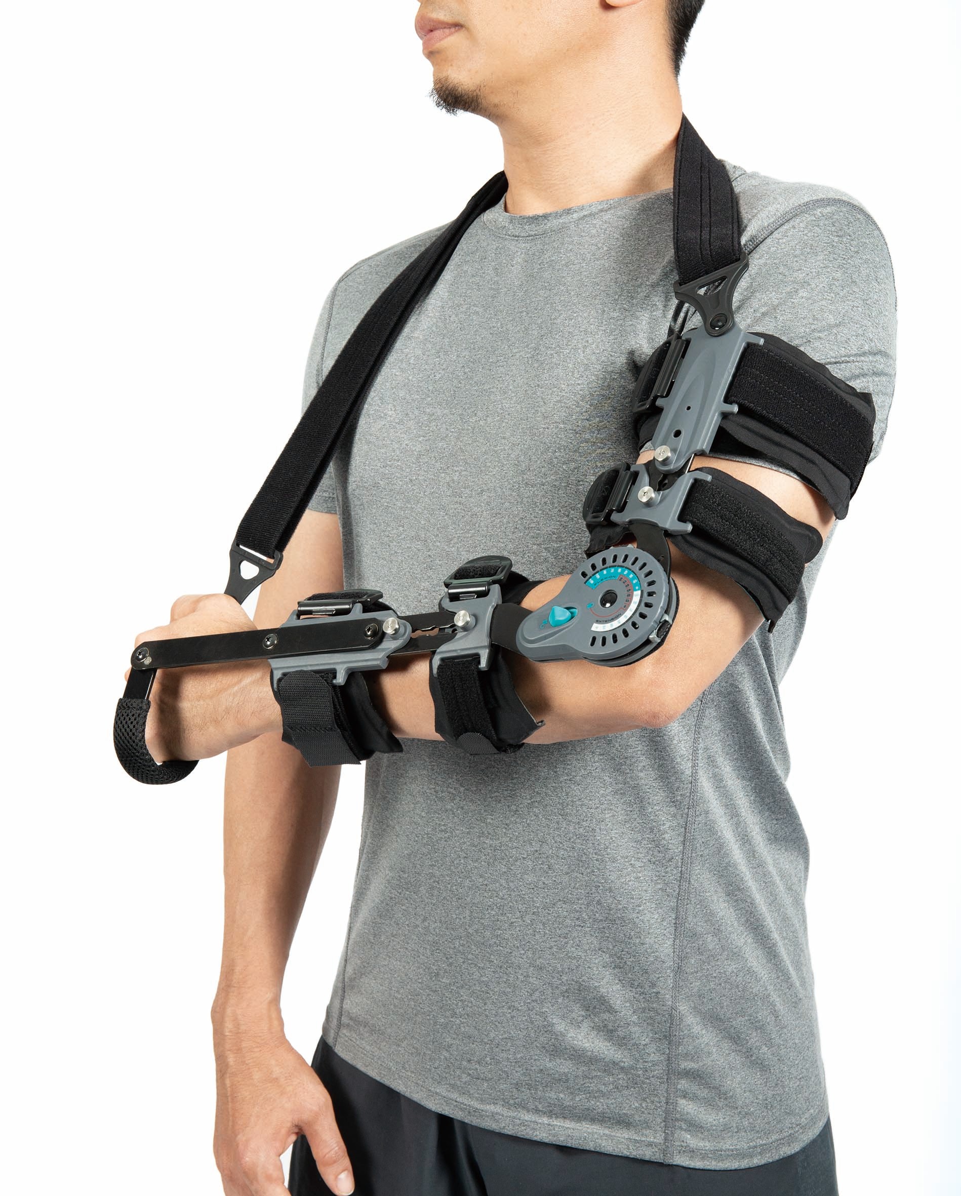 POST-OP ELBOW BRACE WITH HAND GRIP-OL-EL094A