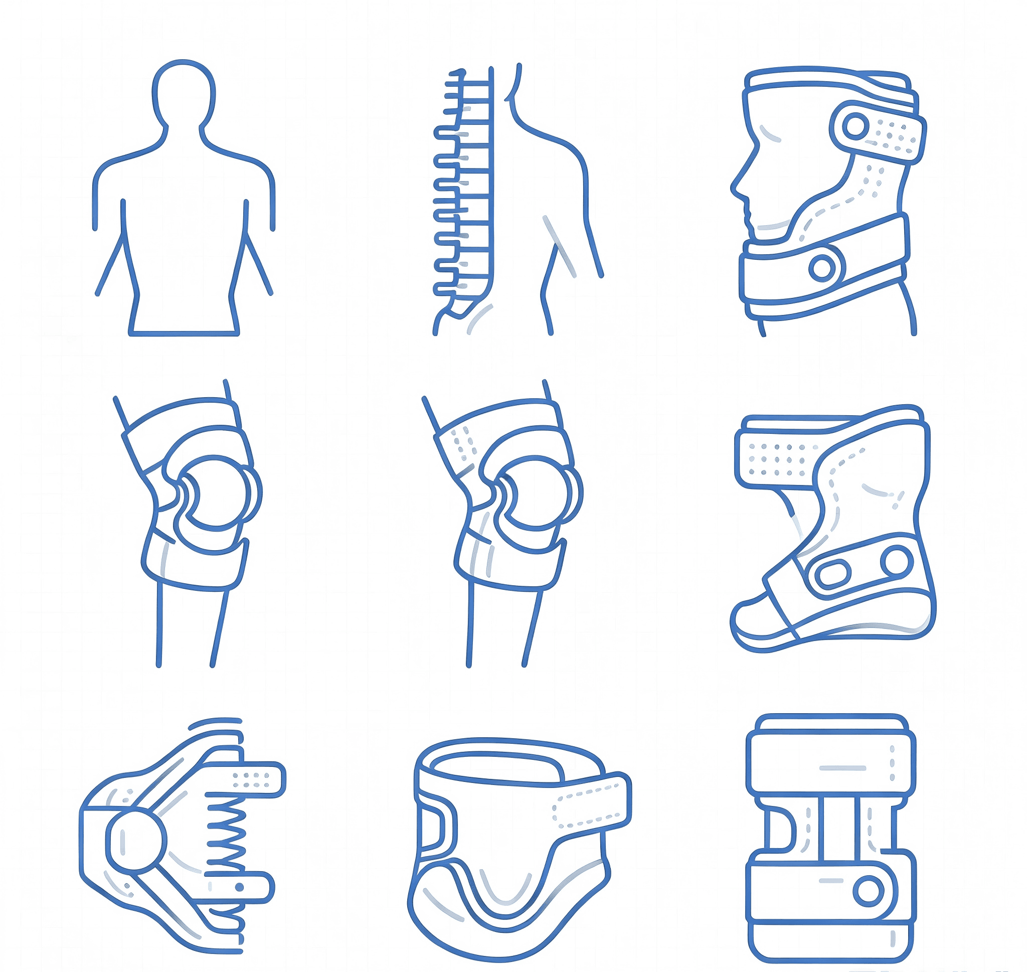 Full Range of Orthopedic Rehabilitation Supports